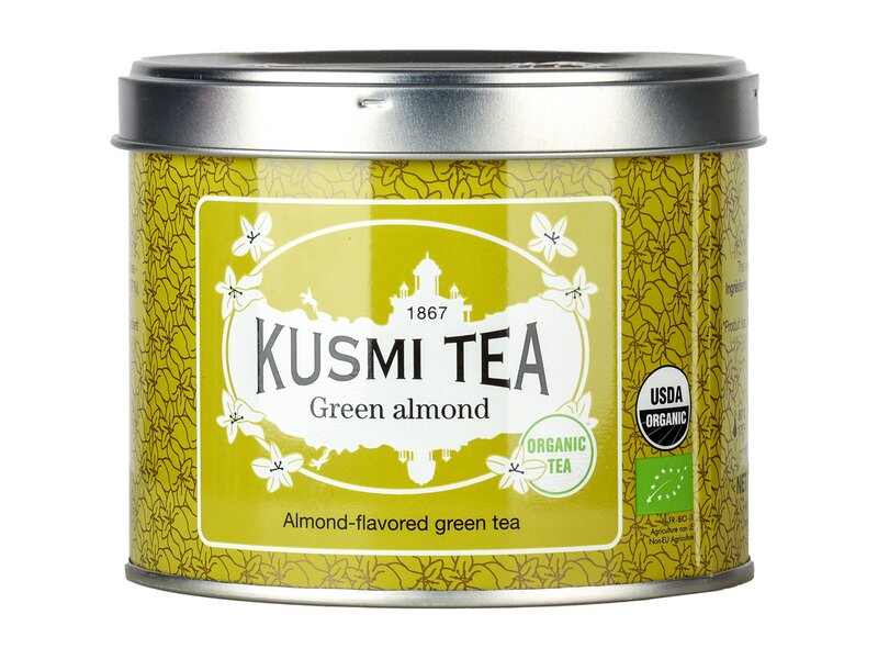 Kusmi Green Almond mandula ízű bio zöld tea 100g