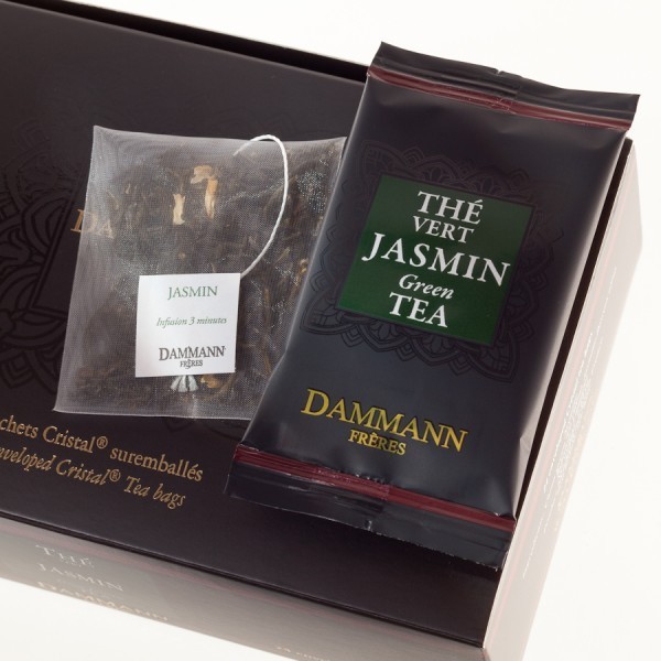 Dammann Jázmin kristályfilteres zöld tea, 24 db