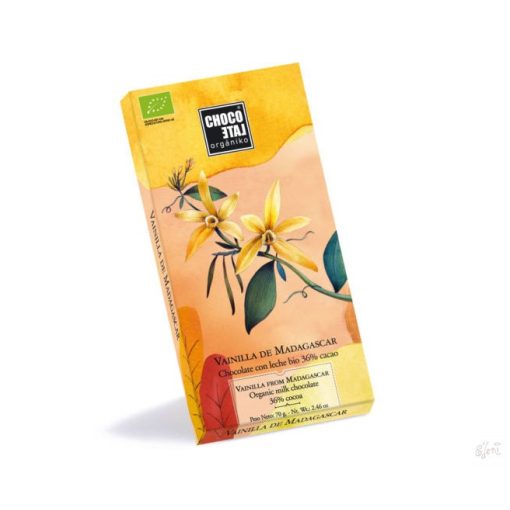 ChocoLate Orgániko Madagaszkári vaníliás 70g