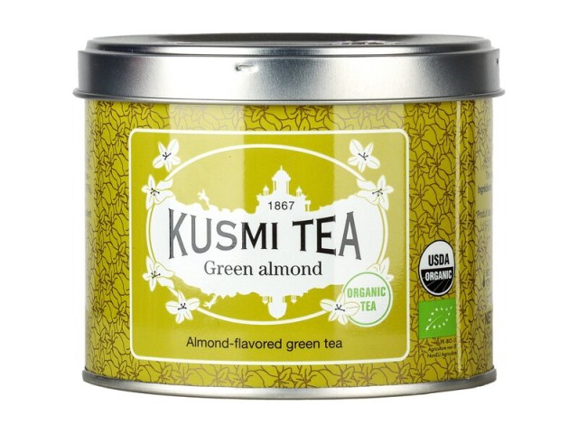 Kusmi Green Almond mandula ízű bio zöld tea 100g