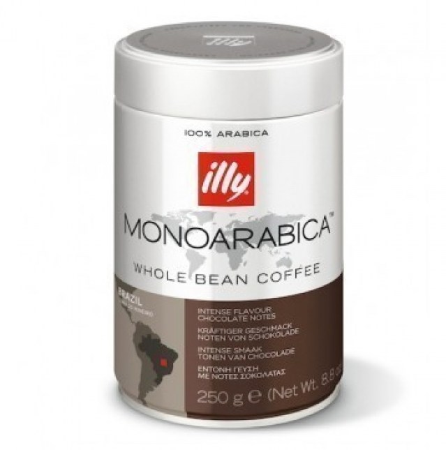 illy, MonoArabica Brazília szemes kávé, 250g