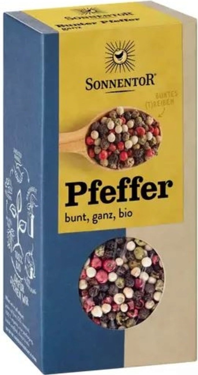 Sonnentor Bio egész tarka bors 50g