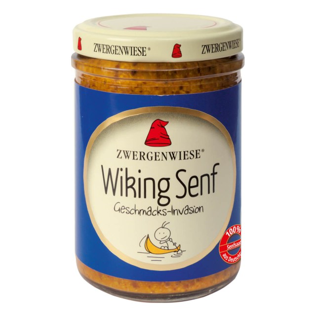 Zwergenwiese Bio Viking mustár, 160 ml
